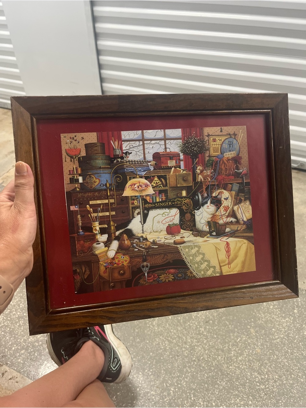 CHARLES WYSOCKI "MAGGIE MESSMAKER" Limited Edition Print Framed